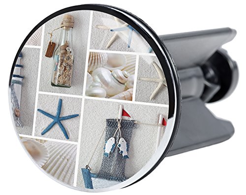 Waschbeckenstöpsel Meeresbrise, passend für alle handelsüblichen Waschbecken, hochwertige Qualität ✶✶✶✶✶