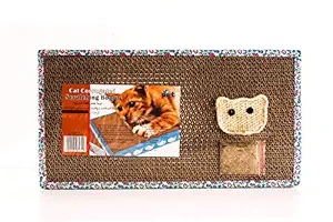PSK PET MART Cat Scratching Pad Interactive Toy, Free Catnip Grass