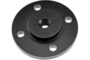 FEICHAO Placa de montaje en zapata para montaje en pared, soporte adaptador de trípode de rosca de 1/4 3/8 pulgadas para monitor de brazo mágico, luz flash, cámara DSLR (D40 mm 1/4 agujero)