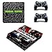 Produktbild Playstation 4 Slim + 2 Controller Aufkleber Schutzfolien Set - Mafia III /PS4 S