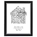 1805 1874 Old Series Map Home Framed Print House, Warming, Gifts, and, Cards Wedding, Gift, Idea Occasion, Gift, Idea Personalised