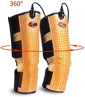 D&amp;F LP-001 220V Infrared Built-In Magnet Double Motor Vibration Massage?Knee Support Brace?Joint Pain And Arthritis Relief
