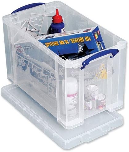 Really Useful Stackable 24L Re-Usable Storage Boxes (3 Boxes)
