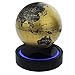 Produktbild XHHWZB Magnetschwebebahn Magnetschwebebahn Floating Rotating Drahtlose Übertragung Touch Control DREI Gänge Blue Globe Schwarz Plattform LED Anpassung Wohnkultur (Farbe : Style A)