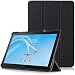 Produktbild Lenovo Tab4 10 Hülle - Ultra Dünn PU Leder Schutzhülle mit Standfunktion und Auto Aufwachen / Schlaf Funktion für Lenovo Tab4 10 25,654 cm (10,1 Zoll HD IPS Touch) Tablet-PC, Blaue Federn