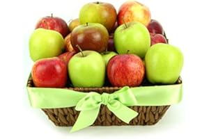 EXPRESS4FRUITS Apples Delight Fruit Basket - Fruit Gift Baskets and Gift Hampers with Next Day UK delivery with Personal Message attached