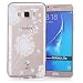 Produktbild tinxi® silikon Schutzhülle für Samsung Galaxy J5 2016(SM-J510F) 5,2 Zoll Hülle TPU Silikon Rückschale Schutz Hülle Silicon Case Tasche sehr dünn und leicht nur 0,7mm Dicke fliegende Vögel und weiße Löwenzahn