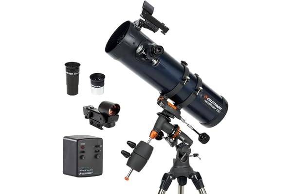 Celestron 31051 AstroMaster 130EQ motordrivet Newton-reflektroteleskop