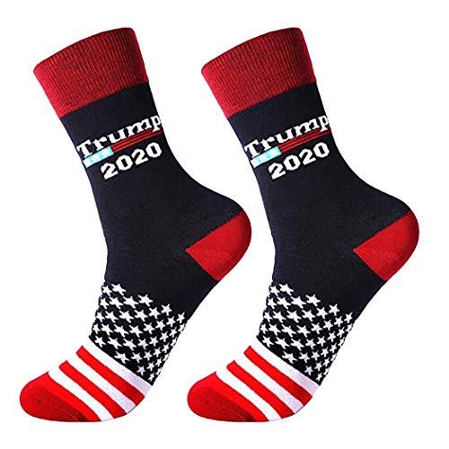 Chaussettes Sport à la Mode en Coton décontracté Lettre Star Stripe Athletic Socks Chaussettes Crew