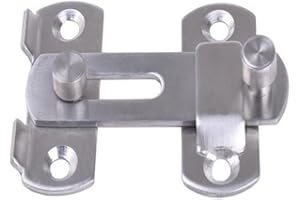 Luwu-Store - Chiavistello per porte scorrevoli in acciaio INOX