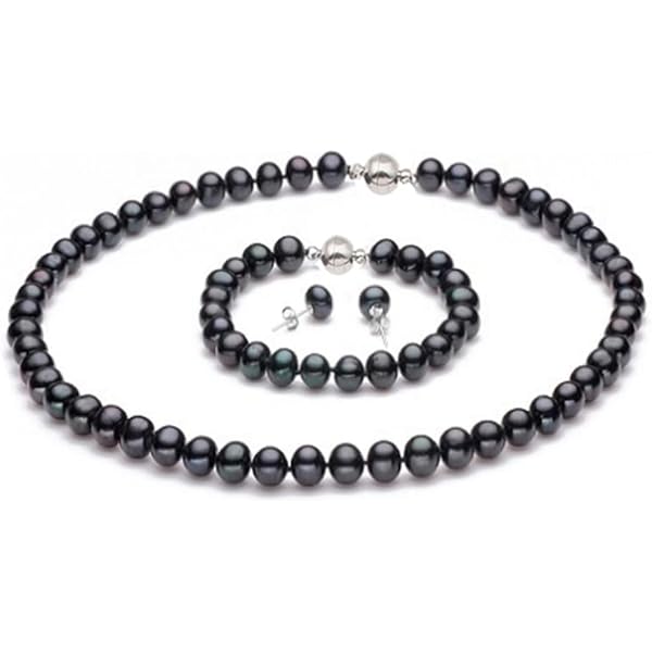 thumbnail image 2 of DUOVEKT Natural Black Obsidian Necklace For Women Men Six 2 of 14