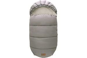 MIRACLE BABY Baby Stroller Footmuff, Winter Baby Seat Pushchair Footmuff Sleeping Bag Baby Blanket with Zipper for Stroller, Buggy, Car Seat