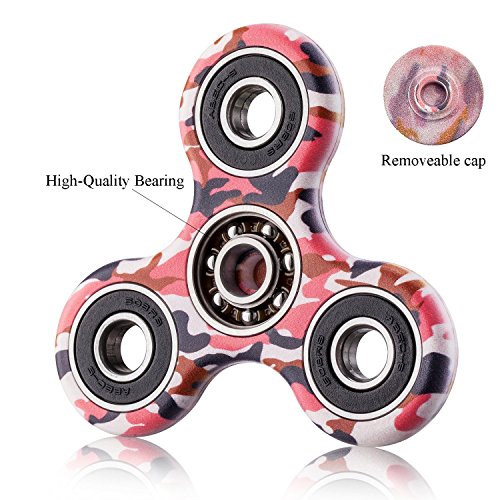 EDC Fidget Spinner Stainless Steel Bearing,2 To 4 Min Spin Times,Ultra Durable Toy Gifts for Kids&adults (Red Camouflage) EDC Fidget Spinner Stainless Steel Bearing,2 To 4 Min Spin Times,Ultra Durable Toy Gifts for Kids&adults (Red Camouflage)