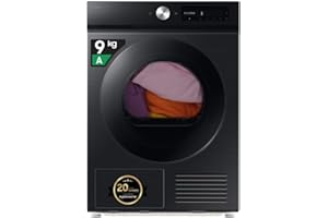 Samsung Asciugatrice Bespoke AI DV90DB7845GB/U3, 9 kg, Pompa di Calore, Wifi, QuickDrive, AI Dry, Hygine Dry, Carica Frontale, 60L x 85H x 60P cm
