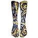 Produktbild UFHRREEUR ZOZGETU Doctor Who Exploding TardisKnee High Graduated Compression Socks for Women and Men - Best Medical, Nursing, Travel Flight Socks - Running Fitness (Long 50cm