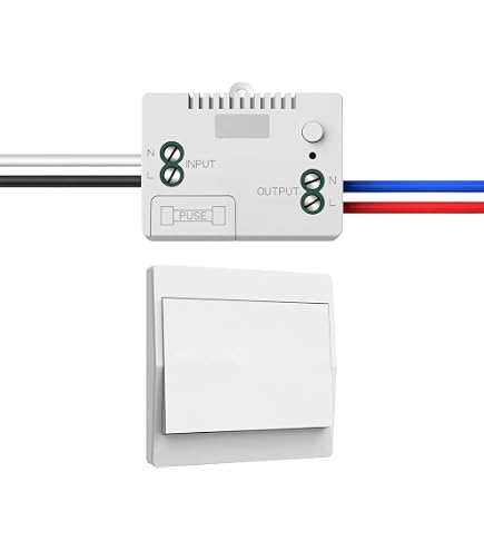 Interruttore Luce Wireless 230V Con Ricevitore - Controllo Lampade Fino A 1500W
