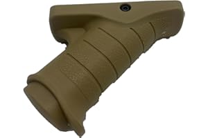 HOUSON Airsoft Front Grip, Nylon Ergonomic Handle Tactical Grip Vertical Handle for 20 mm Picatinny Rail Mounting (Y-J)