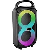 HT-983 Taşınabilir Bluetooth Hoparl&ouml;r 2&times;3&rdquo; Hoparl&ouml;r 6W Rgb Tws Destekli Extra Bass TF Card Usb M&uuml;zik Kutusu
