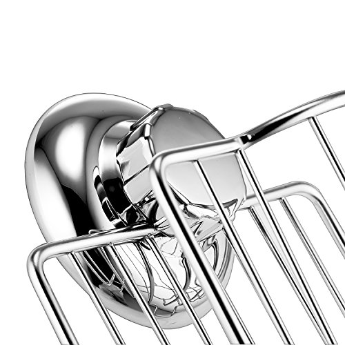 MaxHold Saugschraube Schwammhalter,Befestigen ohne bohren – Edelstahl rostet nicht – Küchen & Badezimmer Aufbewahrung - 3