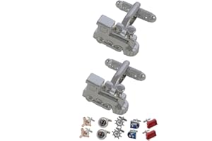 COLLAR AND CUFFS LONDON Gemelli Camicia Uomo Treno - con Scatola - Ottone - Treno a Vapore - Argento Colorato - Ferrovia Design Classico Epoca Passata - Un Paio