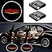 Produktbild MIVISO 2 Stücke Auto Logo Projektor Ghost Shadow Embleme Drahtlose Autotür Lichter Led Laser Lampe Willkommen Courtesy Licht