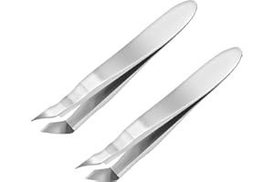 JJUNW Edelstahl Nagelhautzange, Kleine Nagelhaut Pinzette Einfach Nagelhautschere Scharfe Spitze Eckenzange Nagelhautschneider Maniküre Werkzeug Fußpflege(Silber)