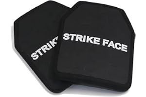 WAOBE Militare NIJ IV Inserto Piastra antiproiettile Body Armor Allumina Ceramica + Piastra di Protezione di Sicurezza PE per la Protezione della Sicurezza Personale