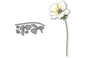 LZJSYKDQ Splicing Flowers Die Cuts for Card Making, Plant Metal Cutting Dies for Paper Scrapbooking, DIY Stencils for Album Party Wedding Festivals Decoration, KDQ1576