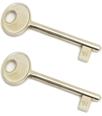 Chiave Universale Per Serrature AGB Patent N.11 - Ottone Lucido Verniciato | Apre Tutte Le Serrature AGB Modello N.11 - Foto 10