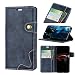 Produktbild Futypei Xiaomi Redmi S2 Hülle, PU Leder Hülle Brieftasche Tasche Folio Flip Wallet Case mit Kartenhalter, Stoßfest Schutzhülle Megnetic Closure Flip Cover Ledertasche Blue
