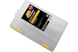 PLANO ProLatch 3600 StowAway- Deep,Fishing tackle box, Plastic Box, Plastic Storage Organizer Box with Removable Dividers, Tackle Tray for Crankbaits, Softbaits and hooks, other fishing equipment