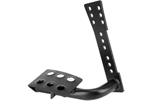 Accesorio de coche, Qiilu Pedal de coche, accesorio de decoración del reposapiés del lado izquierdo del pedal del metal del coche apto para Wrangler JK 2008-2017