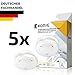 Produktbild 5er Set Funkrauchmelder Rauchmelder Funk Feuermelder Brandmelder 85dB 10 Jahre