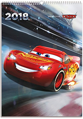Disney Pixar Cars 3 Calendar 2018