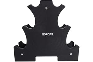 Neoprene Coated Cast Iron Dumbbells for Home Exercise, Pilates, Gym, Cardio, Strength training equipment for men, women & kids, Dumbbell Weights Set in 1kg 2kg 3kg 4kg 5kg Pairs by Nordfit