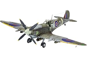 Revell Tchnik 00457 - Maquette d'avion Supermarine Spitfire MK.Ixc avec lumière et Son à Construire, échelle 1/32
