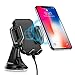 Price comparison product image CHOETECH Fast Wireless Car Charger Mount, 7.5W for iPhone X/8/8 Plus, 10W for Galaxy S9/S9+, S8/S8+, S7/S7 Edge, S6 Edge, Note 8/5,Standard Charge for all Qi-enabled Phones Qi Wireless Car Charger Phone Holder