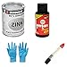 Produktbild Flüssig-Zink Dose Farbe: silber inkl. Pinsel von E-Com24, Nitrilhandschuhe und Fertan Rostumwandler 30 ml (125 ml)