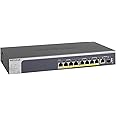 NETGEAR 10 Port 10GB Switch (MS510TXPP) | Smart Managed Multi-Gigabit PoE Switch | 8x PoE+ at 180 W, 1 x 10G, 1 x 10G SFP+ | Desktop or Rackmount, and Limited Lifetime Protection