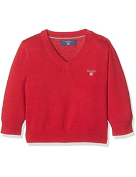 GANT Baby-Jungen Pullover Lightweight Cotton V-Neck Sweater