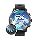 Produktbild atFoliX Schutzfolie für Amazfit Stratos Folie - 3 x FX-Curved-Clear Flexible Displayschutzfolie für gewölbte Displays - vollflächiger Schutz bis zum Rand