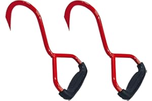 CROSSFER GmbH 2 Stück SET mit PREISVORTEIL! Packhaken mit Handgriff bis maximal 75kg belastbar. Sehr praktischen Holzwerkzeug für die Holzbewirtschaftung