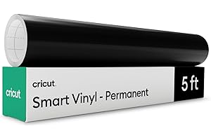 Cricut Smart Vinyl – Permanent, Schwarz – 33 cm x 152,4 cm – Großpackung