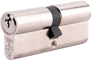 Yale PKM3550-NP - KM Superior 1 Star Euro Cylinder Lock - 35/50 (95mm) / 35:10:50 - Nickel Finish - High Security
