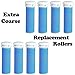 The Pedi Store EXTRA Coarse Micro Mineral Replacement Rollers Compatible with Emjoi Micro-Pedi Callous Remover for Rough Calluses (8 pack)