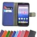 Produktbild TP-LINK Neffos C5 Smartphone / Slide Kleber Hülle Case Cover Schutz Cover Etui Handyhülle Schutzhülle YT in Blau-Hot