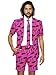 Produktbild Opposuits Tropicool Anzug für Herren besteht aus Sakko, Hose und Krawatte mit Flamingo Print