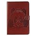 Price comparison product image ASUS ZenPad S 8.0 (Z580C/Z580CA) Case, A-BEAUTY Embossed with Panda Pattern Folding Folio Magnetic Book Cases with Credit Card and Flip Stand Function for ASUS ZenPad Z580C/Z580CA S 8.0 inch Tablet, Not Fit ZenPad 8.0 Z380C Coffee