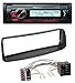 Produktbild caraudio24 Pioneer MVH-MS410BT USB MP3 Bluetooth AUX Autoradio für Peugeot 206 (ab 1998)