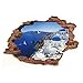 Produktbild Santorini Insel-Landschaft Wandaufkleber Wandsticker für DIY Wanddeko